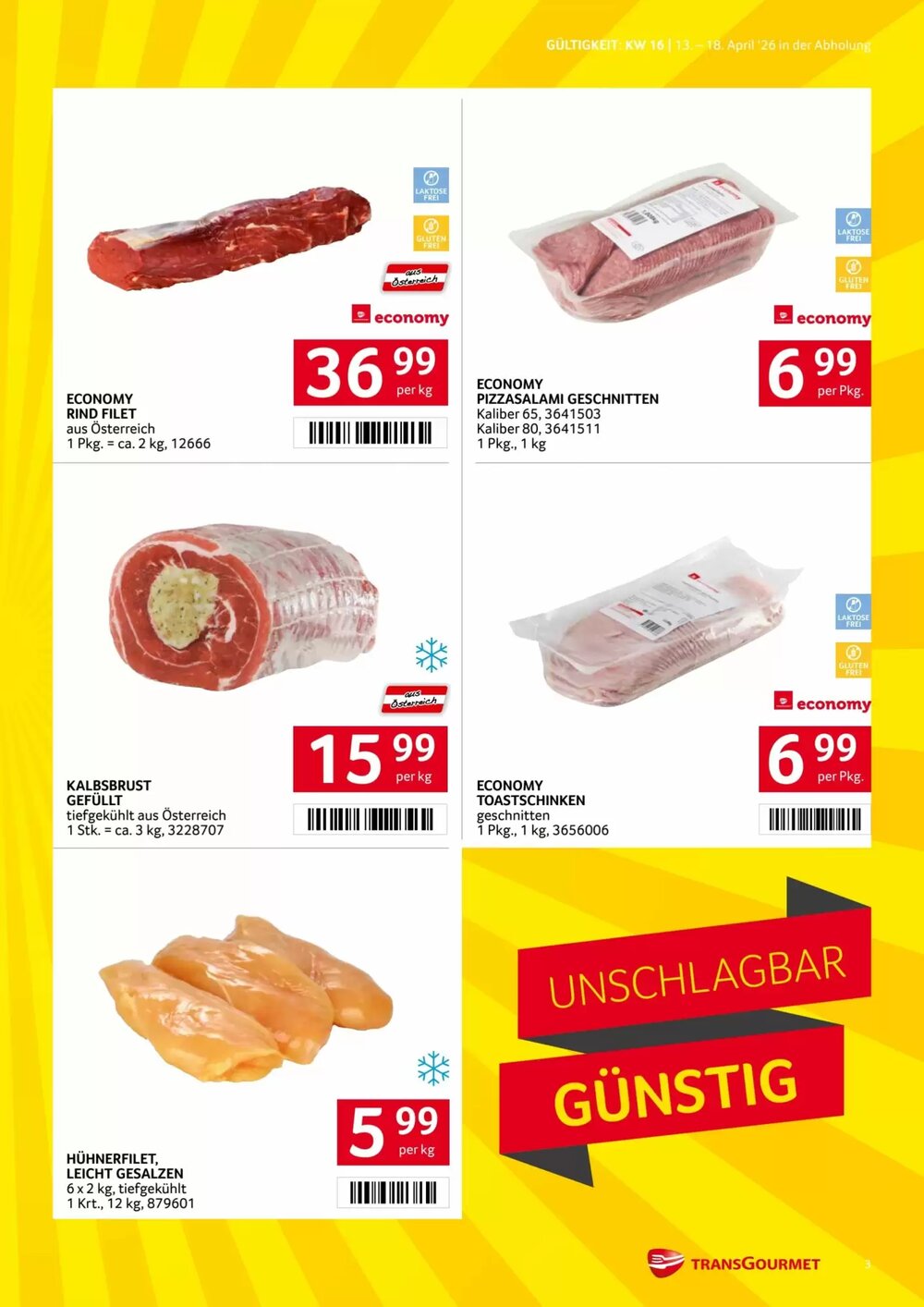 Transgourmet Flugblatt (ab 13.04.2026) - Angebote und Prospekt - Seite 3