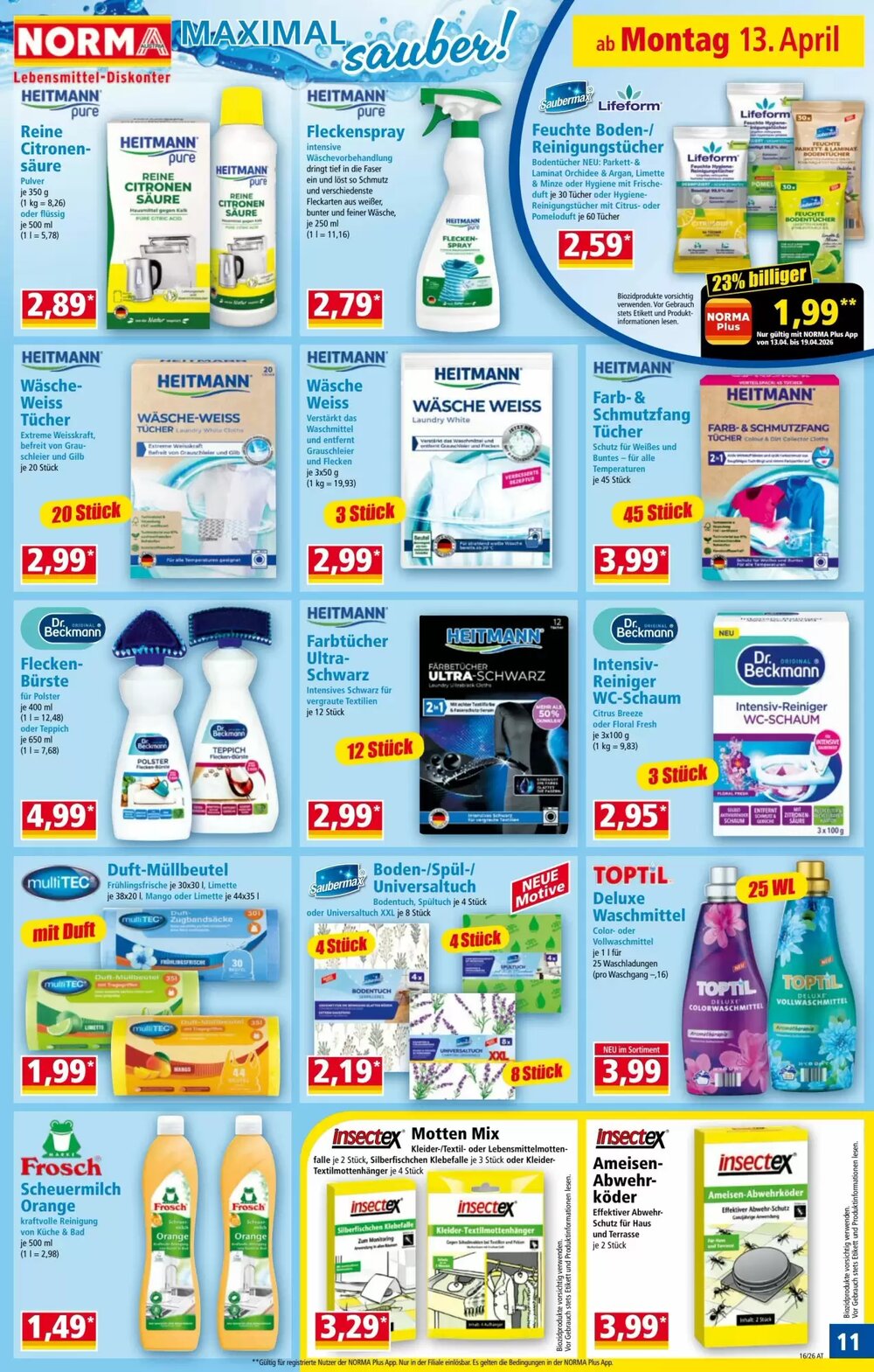 Norma Flugblatt (ab 13.04.2026) - Angebote und Prospekt - Seite 11