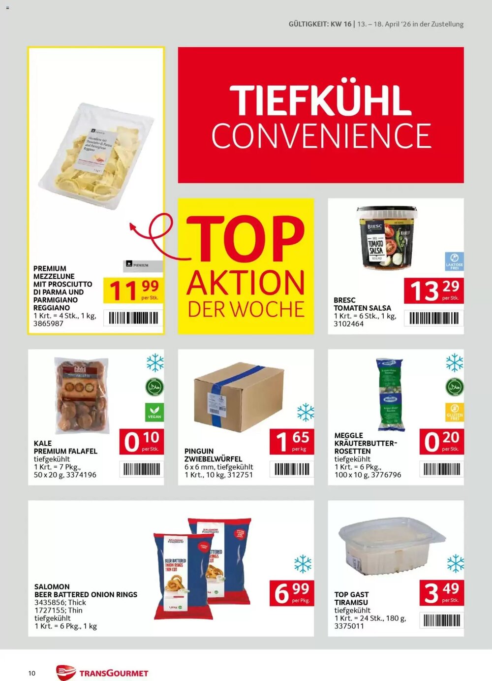 Transgourmet Flugblatt (ab 13.04.2026) - Angebote und Prospekt - Seite 10