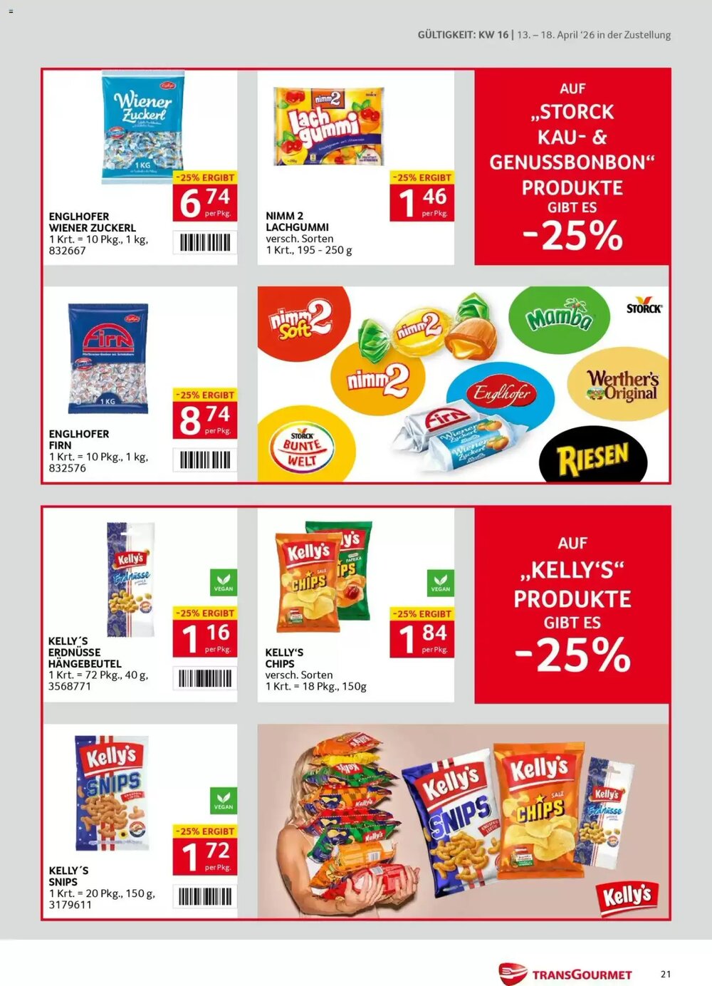 Transgourmet Flugblatt (ab 13.04.2026) - Angebote und Prospekt - Seite 21