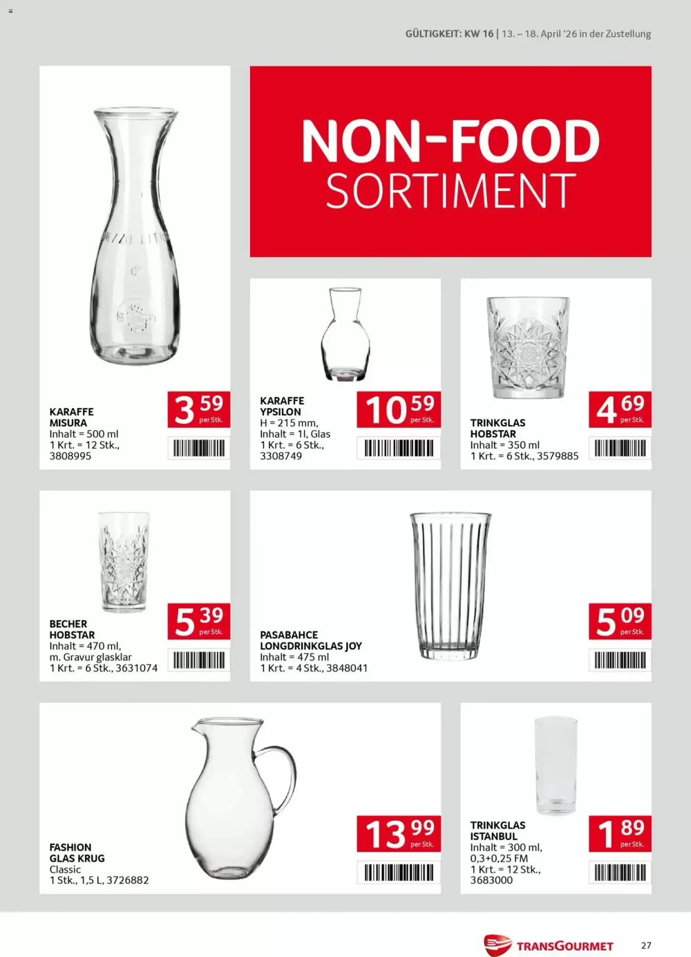 Transgourmet Flugblatt (ab 13.04.2026) - Angebote und Prospekt - Seite 27