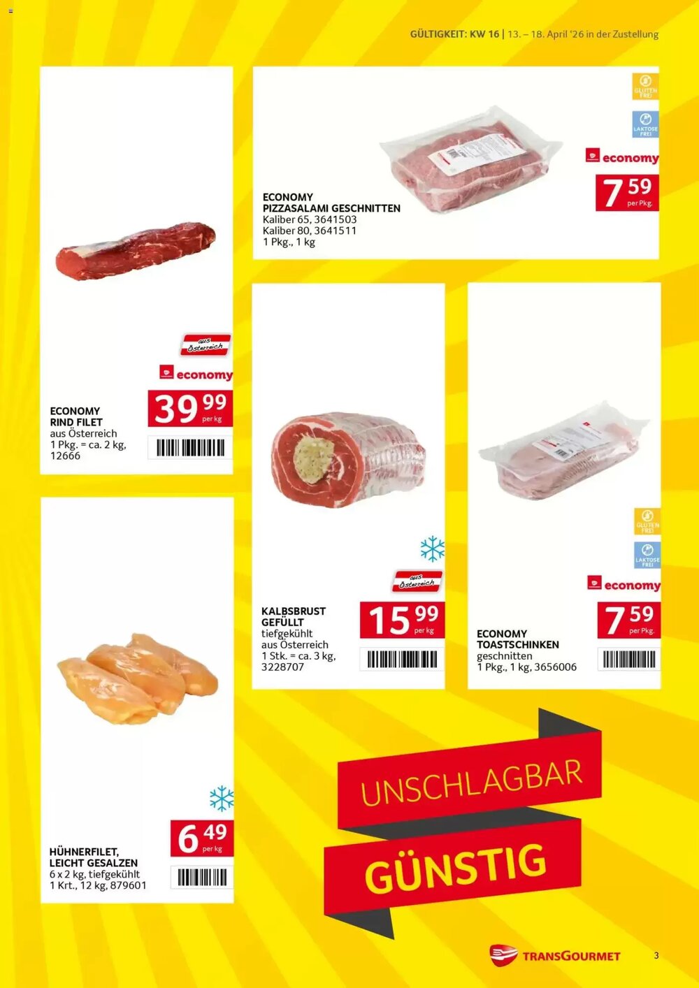 Transgourmet Flugblatt (ab 13.04.2026) - Angebote und Prospekt - Seite 3