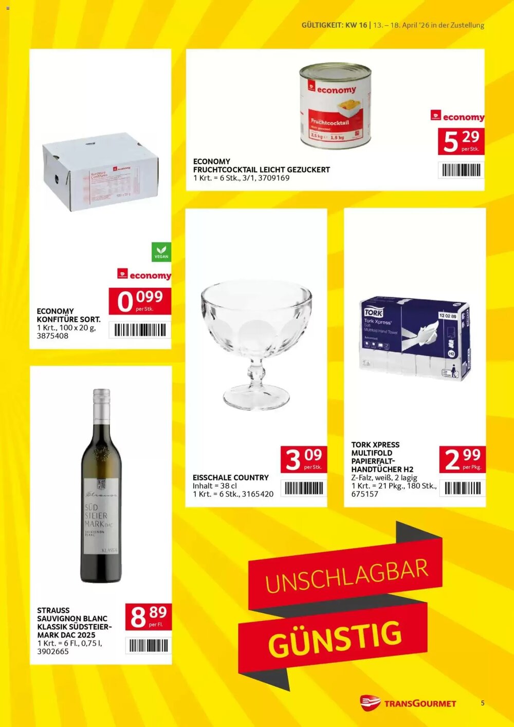 Transgourmet Flugblatt (ab 13.04.2026) - Angebote und Prospekt - Seite 5