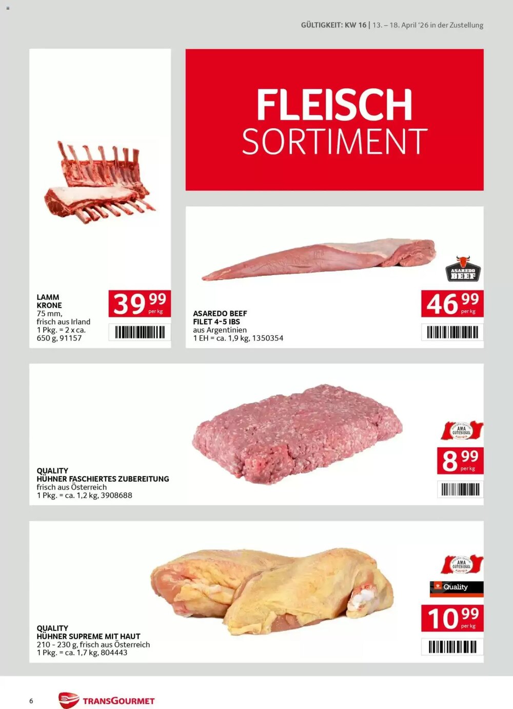 Transgourmet Flugblatt (ab 13.04.2026) - Angebote und Prospekt - Seite 6