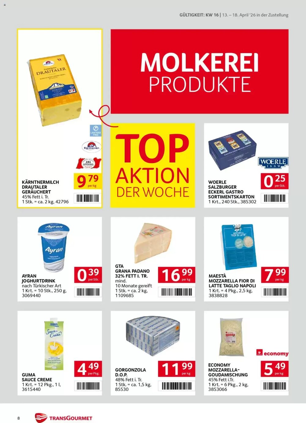 Transgourmet Flugblatt (ab 13.04.2026) - Angebote und Prospekt - Seite 8