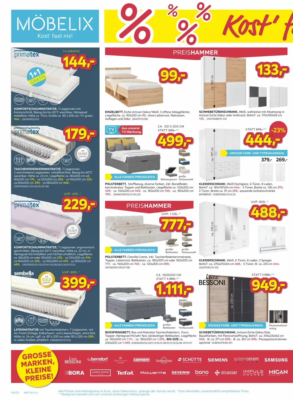 Möbelix Flugblatt (ab 14.04.2026) - Angebote und Prospekt - Seite 4