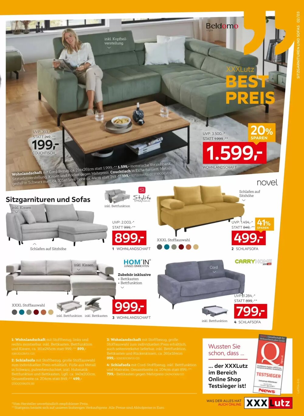 XXXLutz Flugblatt (ab 14.04.2026) - Angebote und Prospekt - Seite 3