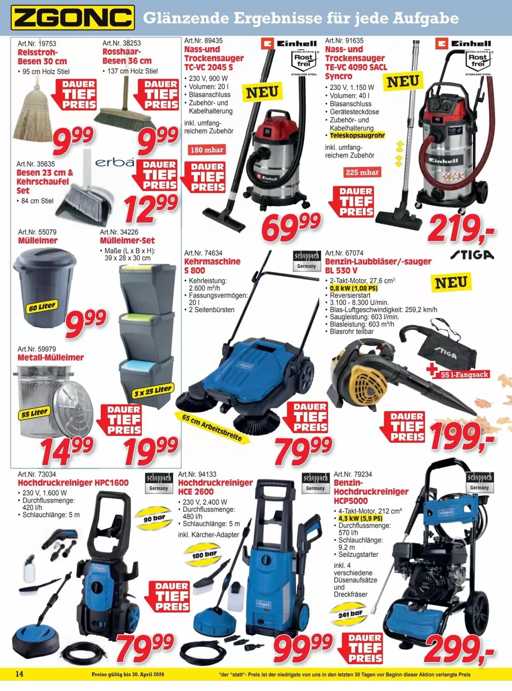 Zgonc Flugblatt (ab 14.04.2026) - Angebote und Prospekt - Seite 14