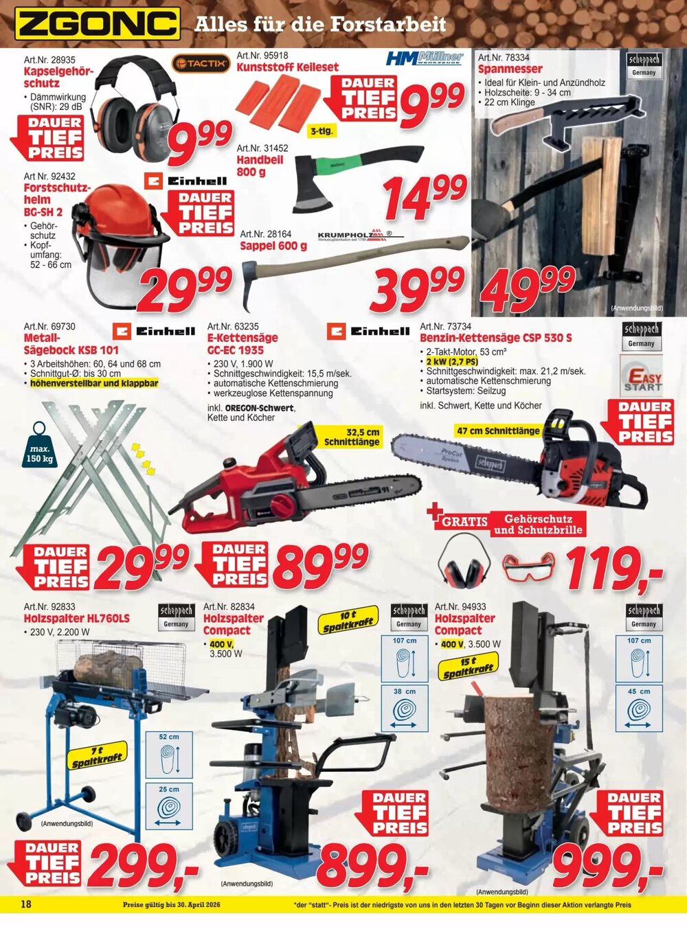 Zgonc Flugblatt (ab 14.04.2026) - Angebote und Prospekt - Seite 18