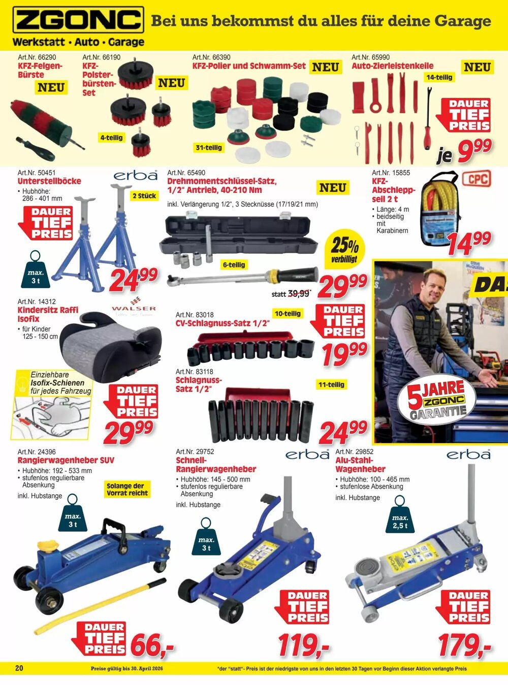Zgonc Flugblatt (ab 14.04.2026) - Angebote und Prospekt - Seite 20