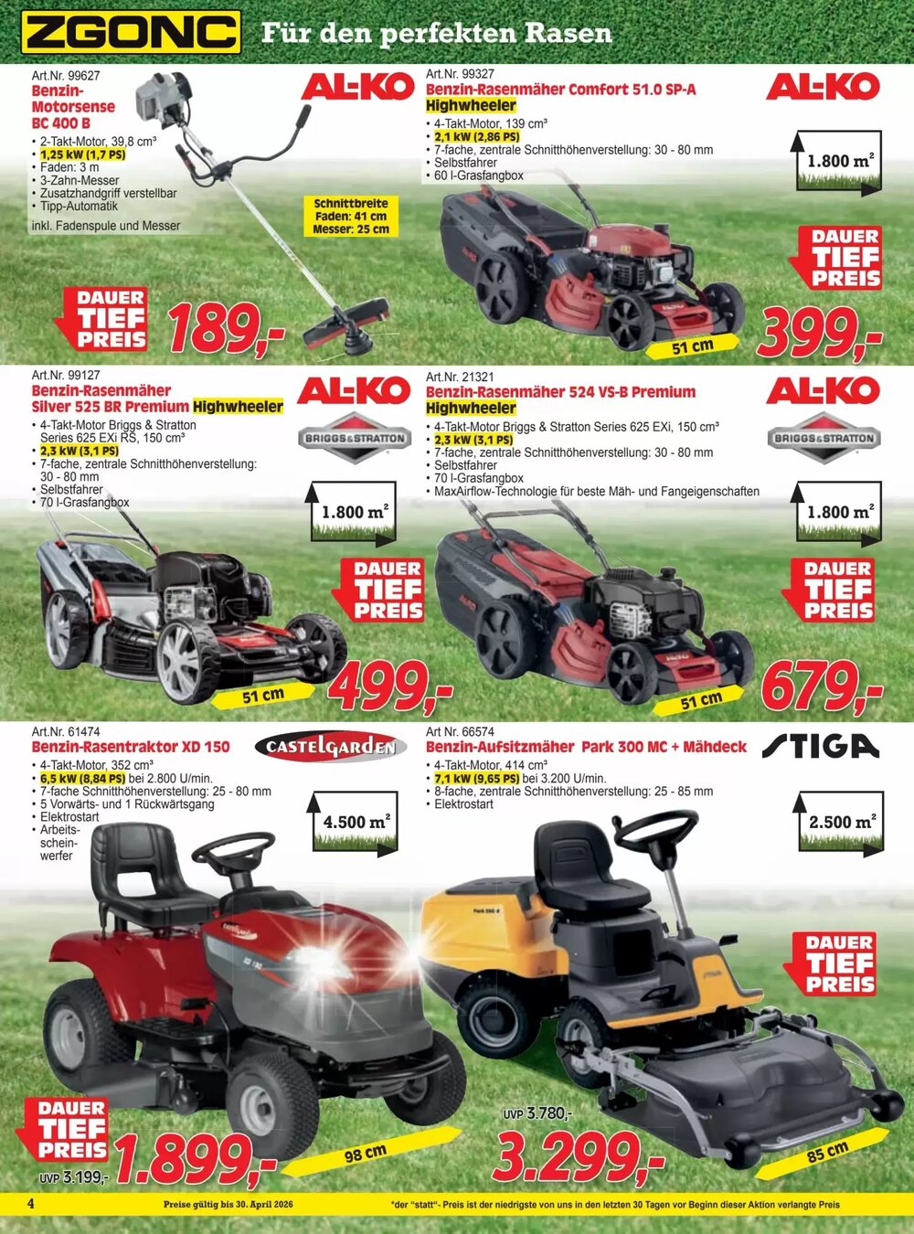 Zgonc Flugblatt (ab 14.04.2026) - Angebote und Prospekt - Seite 4