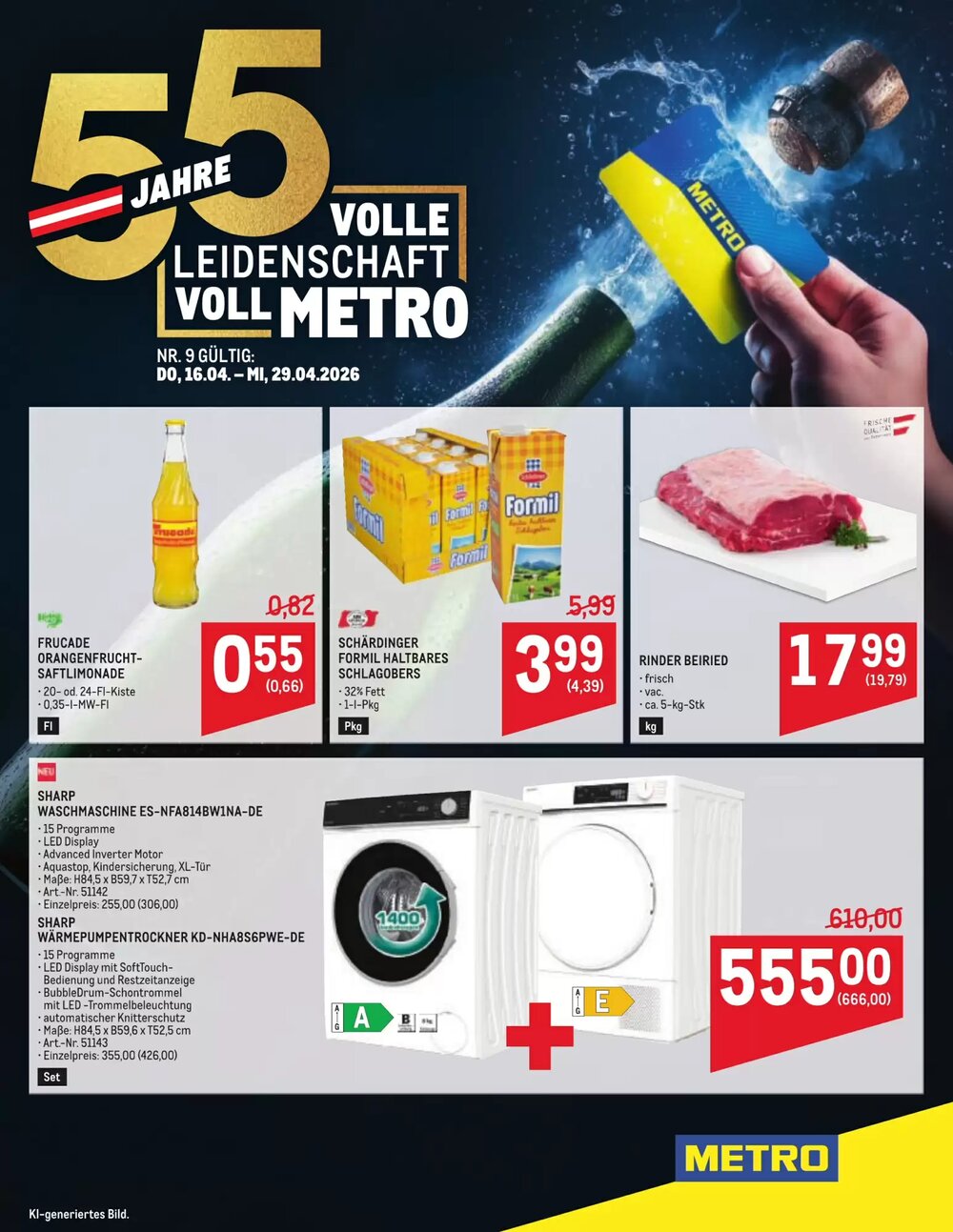 Metro Flugblatt (ab 16.04.2026) - Angebote und Prospekt - Seite 1