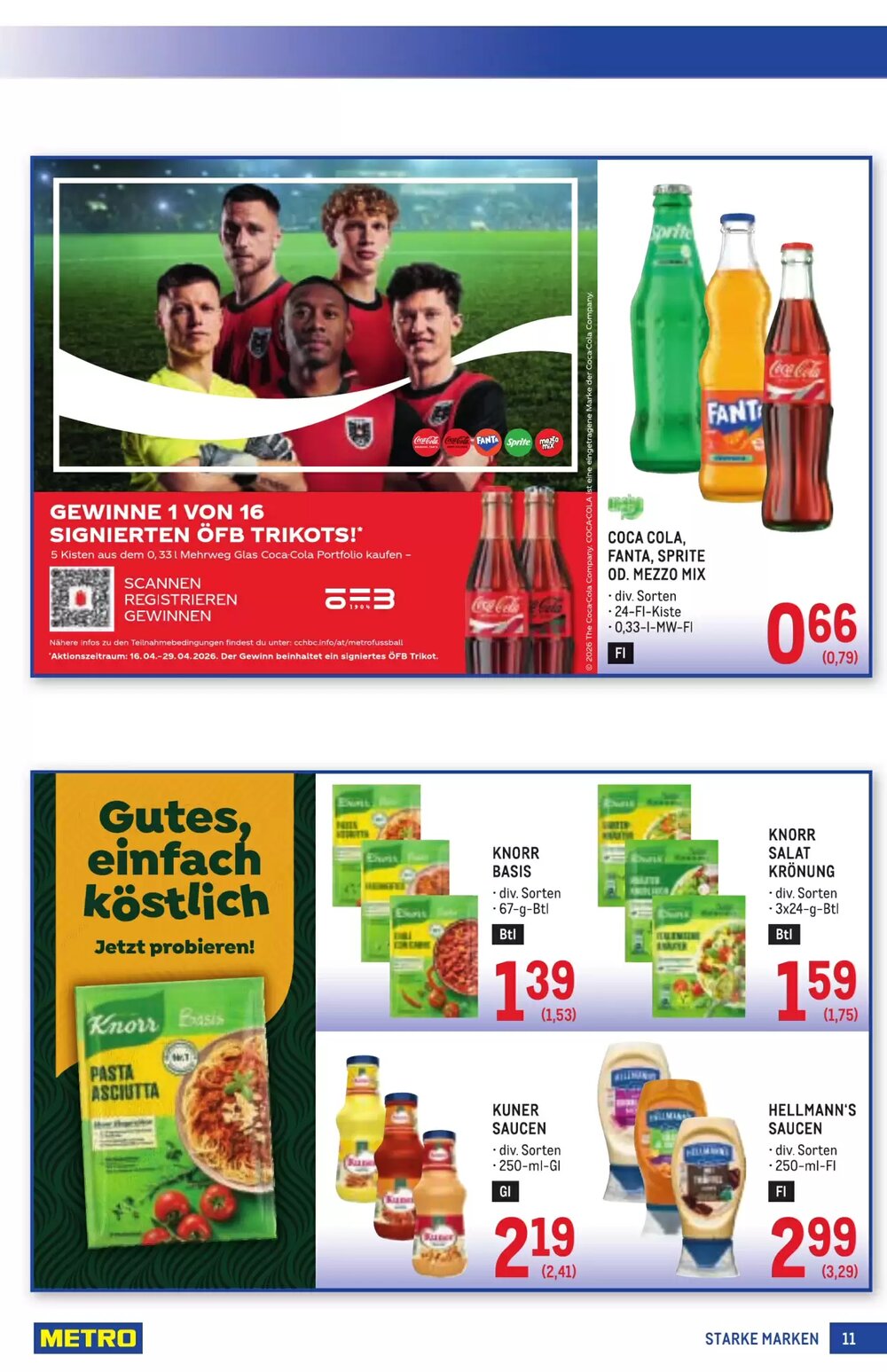 Metro Flugblatt (ab 16.04.2026) - Angebote und Prospekt - Seite 11