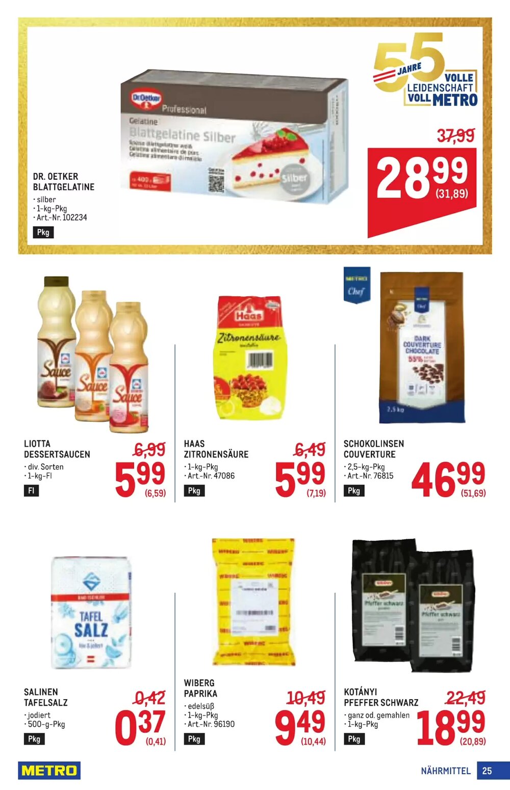Metro Flugblatt (ab 16.04.2026) - Angebote und Prospekt - Seite 25