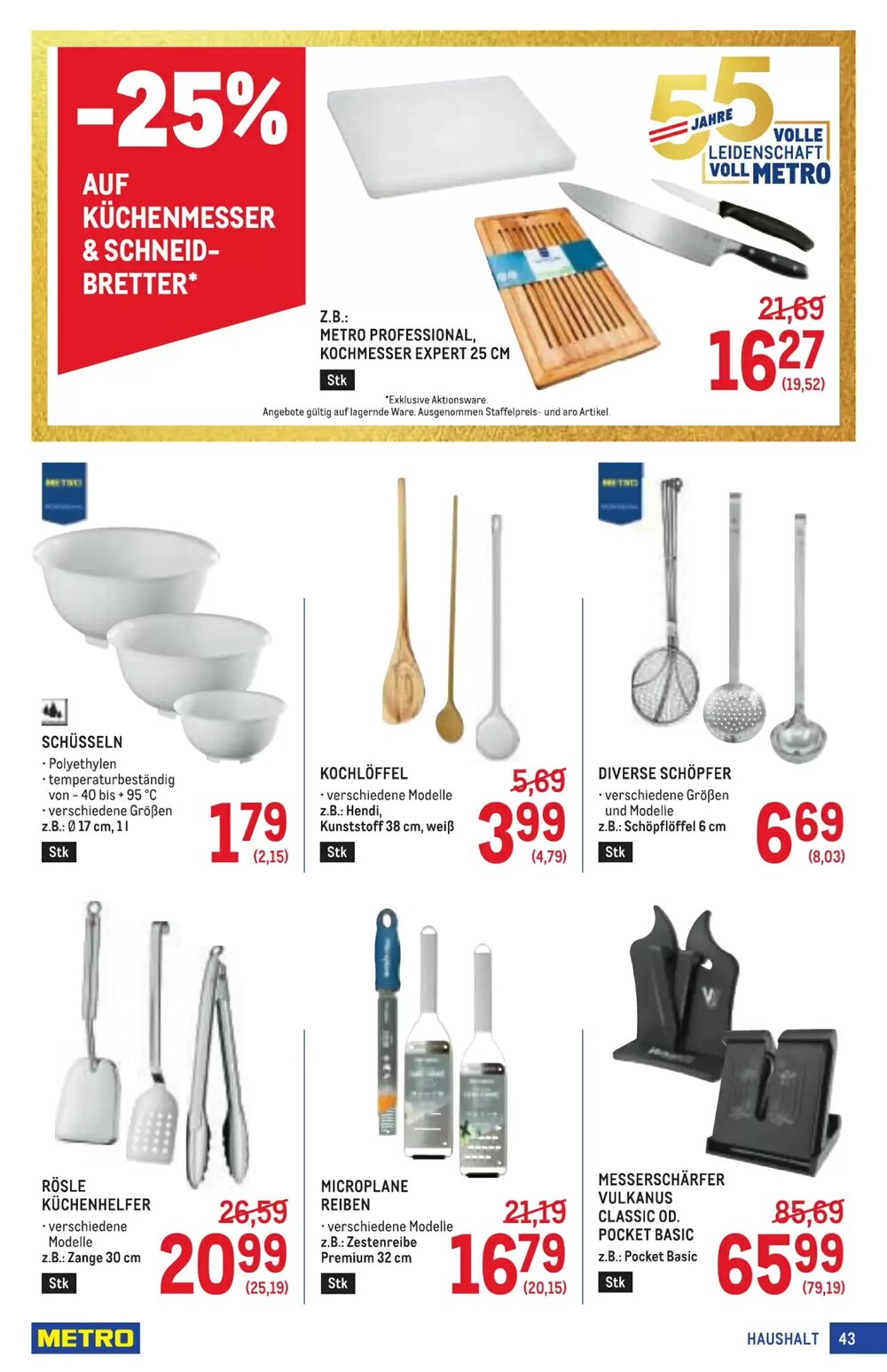 Metro Flugblatt (ab 16.04.2026) - Angebote und Prospekt - Seite 43