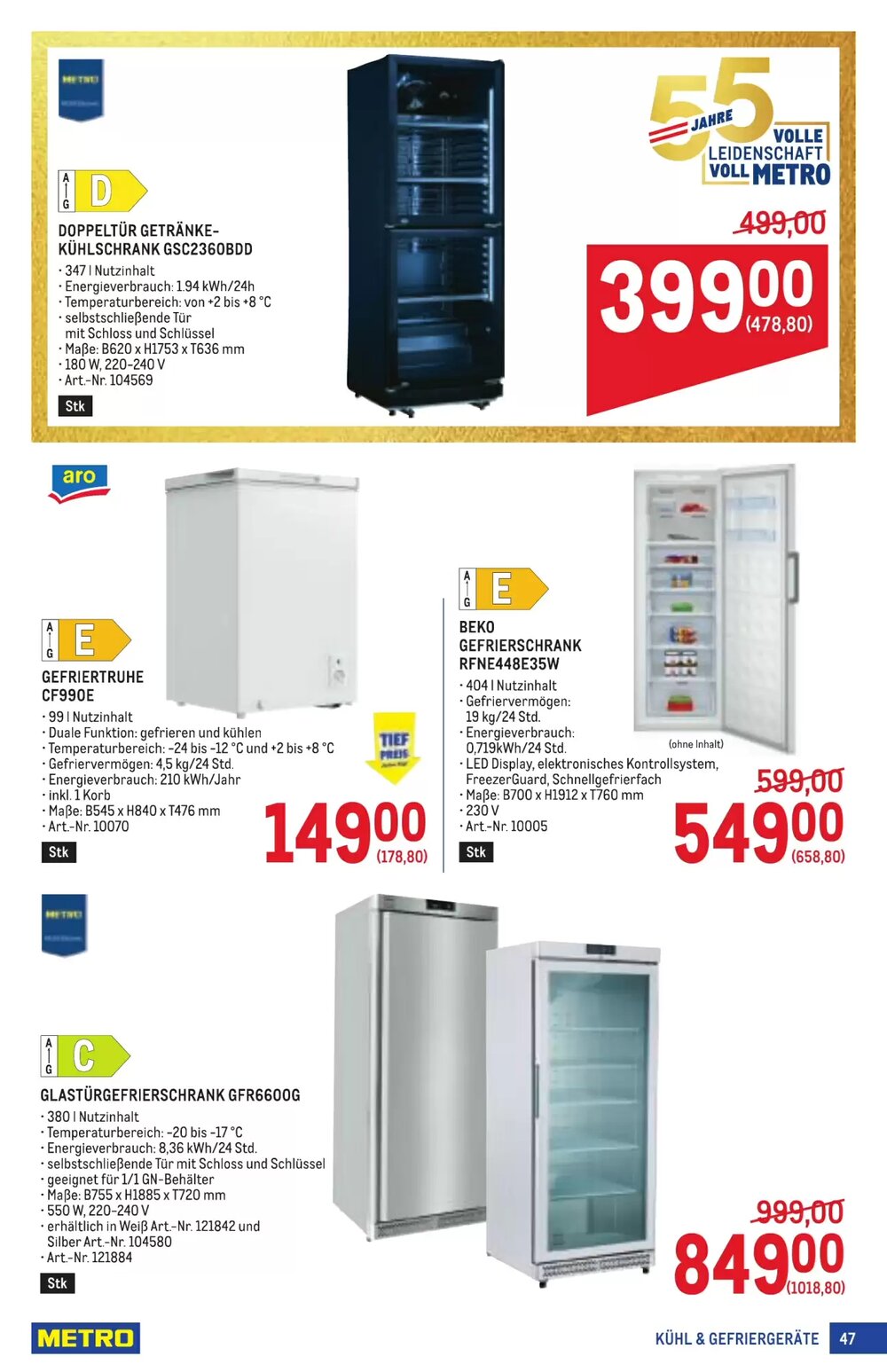 Metro Flugblatt (ab 16.04.2026) - Angebote und Prospekt - Seite 47