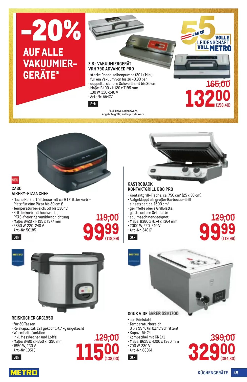 Metro Flugblatt (ab 16.04.2026) - Angebote und Prospekt - Seite 49