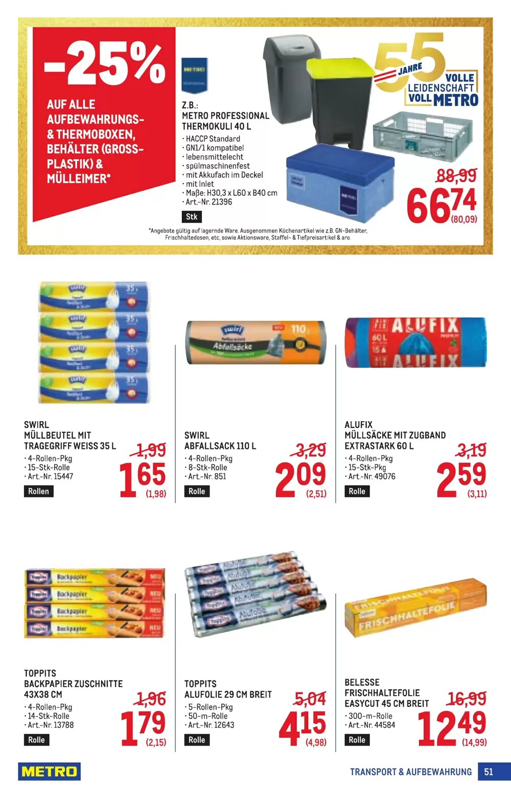 Metro Flugblatt (ab 16.04.2026) - Angebote und Prospekt - Seite 51