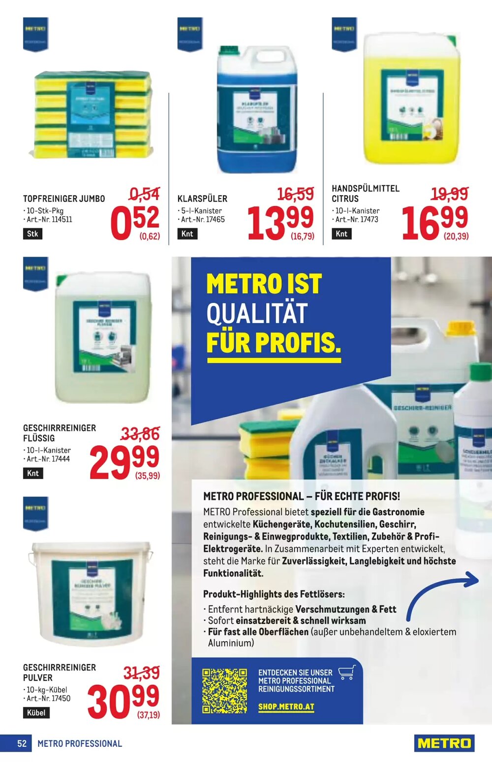 Metro Flugblatt (ab 16.04.2026) - Angebote und Prospekt - Seite 52