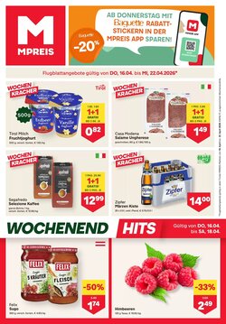 MPreis Flugblatt (ab 16.04.2026) - Angebote und Prospekt