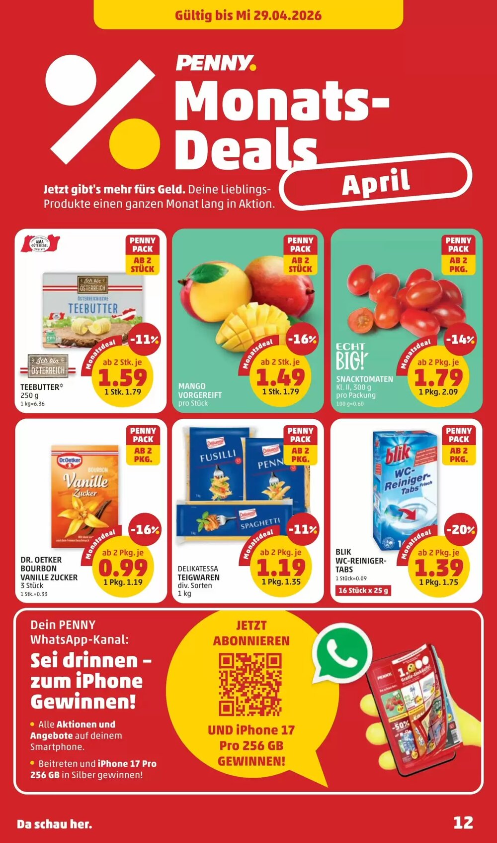 PENNY Flugblatt (ab 16.04.2026) - Angebote und Prospekt - Seite 12