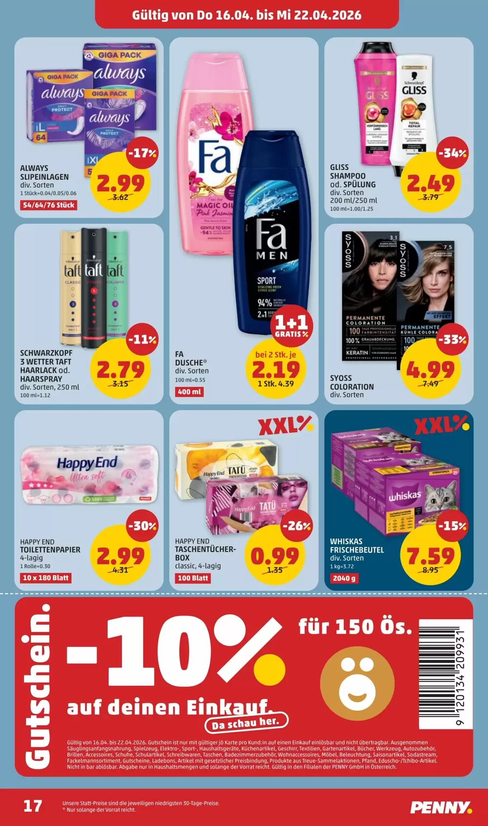 PENNY Flugblatt (ab 16.04.2026) - Angebote und Prospekt - Seite 17
