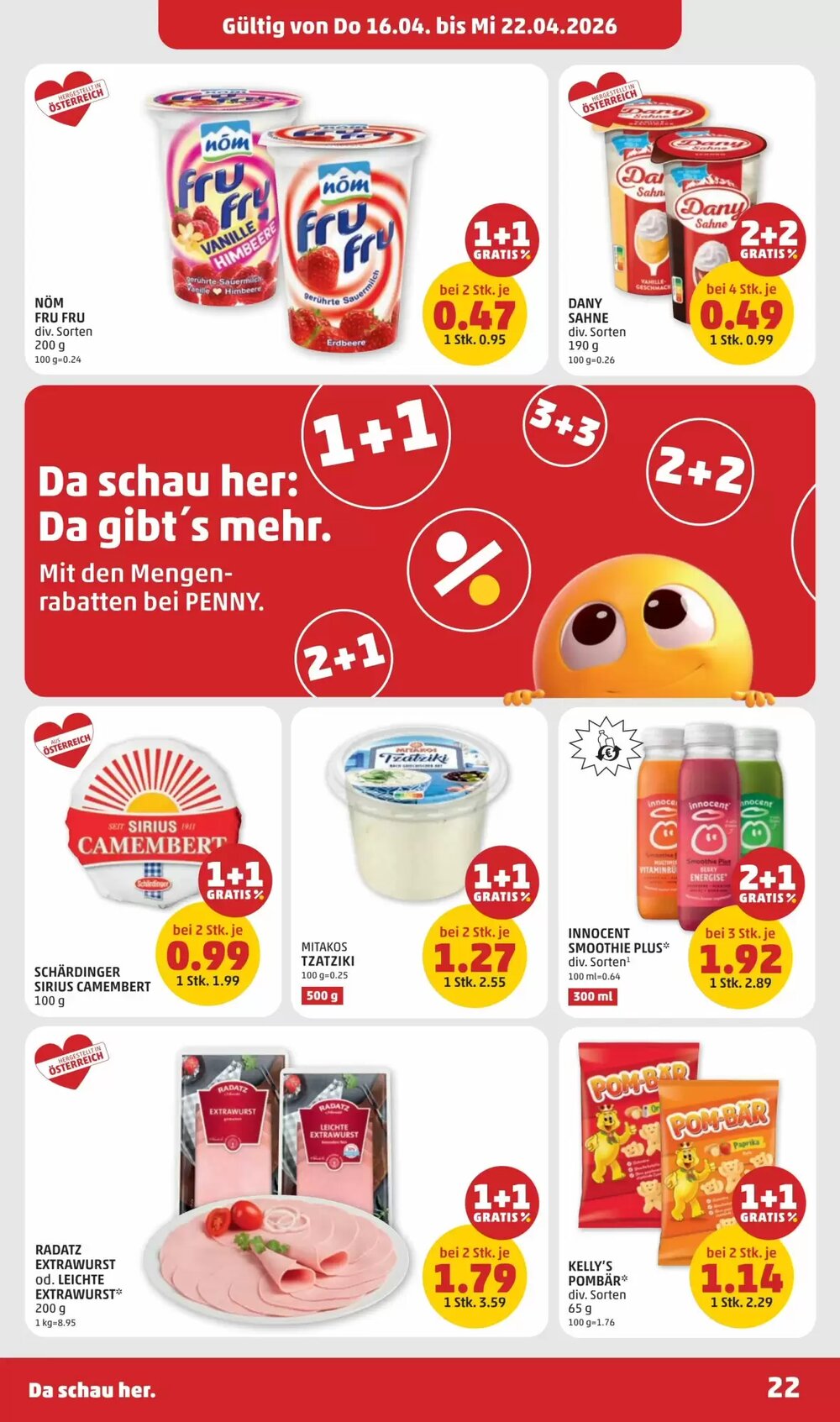 PENNY Flugblatt (ab 16.04.2026) - Angebote und Prospekt - Seite 22