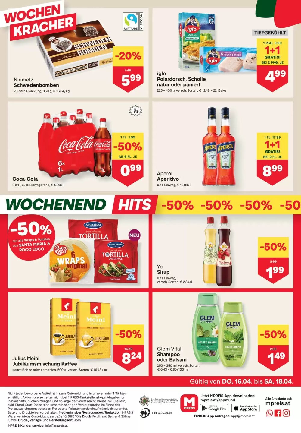 MPreis Flugblatt (ab 16.04.2026) - Angebote und Prospekt - Seite 12