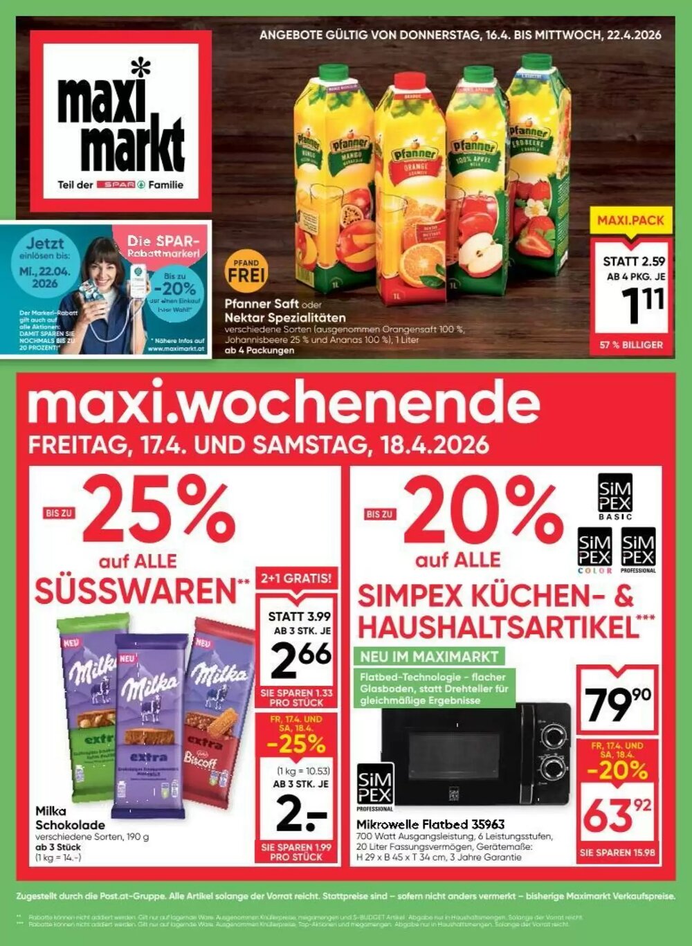 Maximarkt Flugblatt (ab 16.04.2026) - Angebote und Prospekt - Seite 1