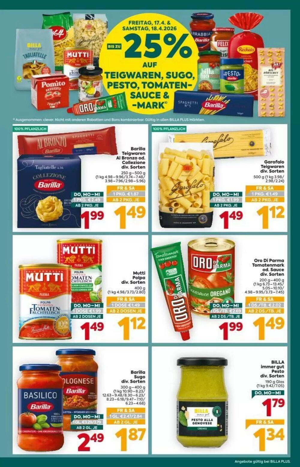 Billa Corso Flugblatt (ab 16.04.2026) - Angebote und Prospekt - Seite 3