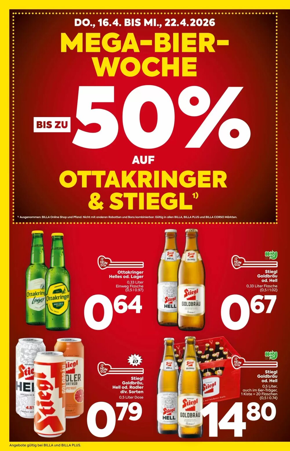 Billa Flugblatt (ab 16.04.2026) - Angebote und Prospekt - Seite 2