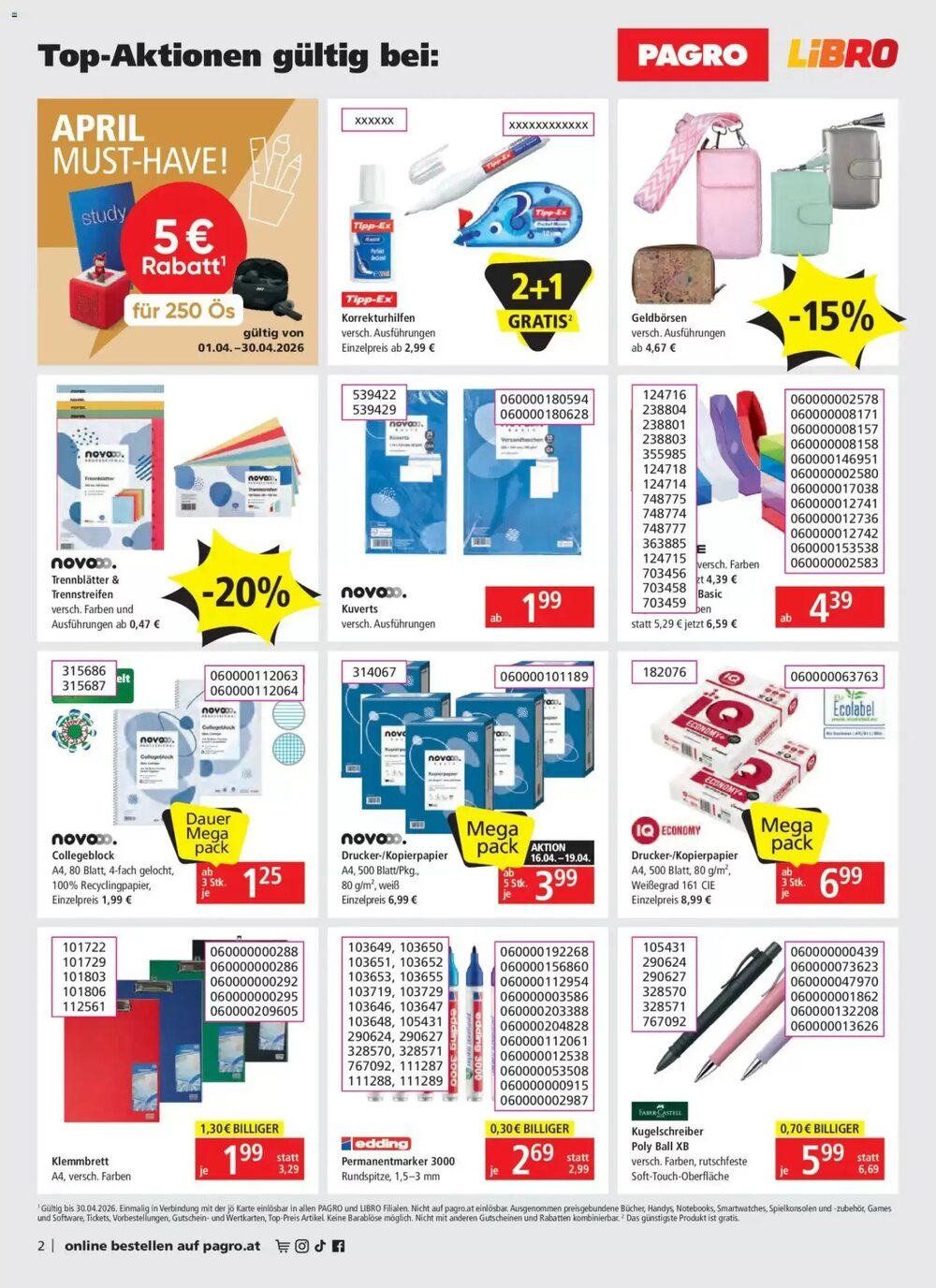 Pagro Diskont Flugblatt (ab 16.04.2026) - Angebote und Prospekt - Seite 2
