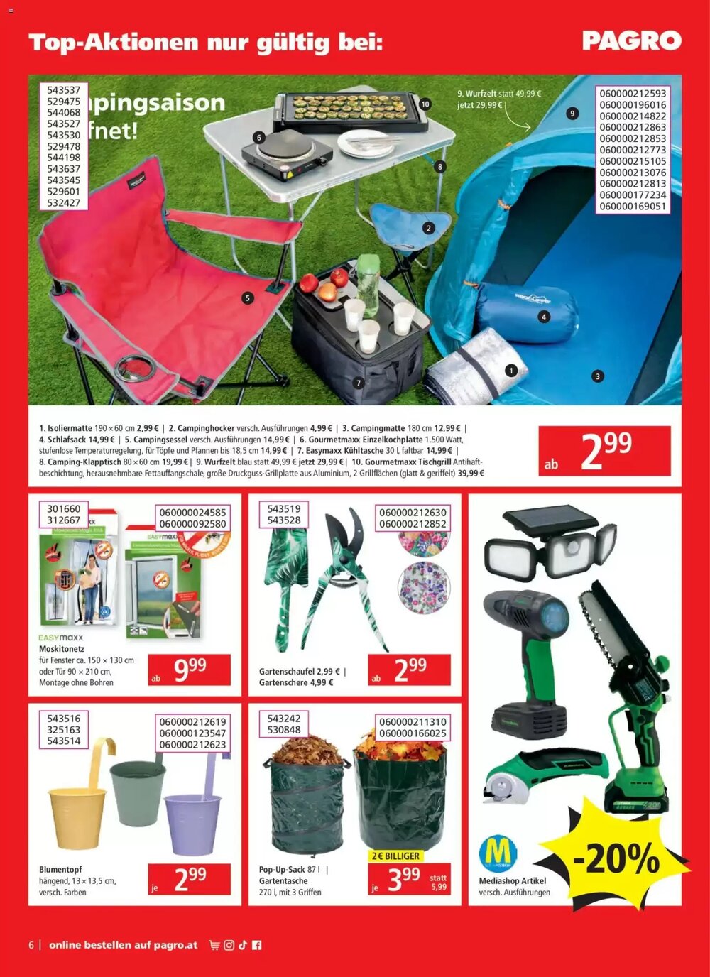 Pagro Diskont Flugblatt (ab 16.04.2026) - Angebote und Prospekt - Seite 6
