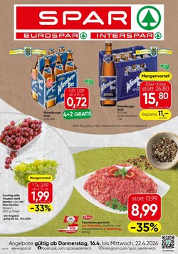Eurospar Flugblatt (ab 16.04.2026) - Angebote und Prospekt