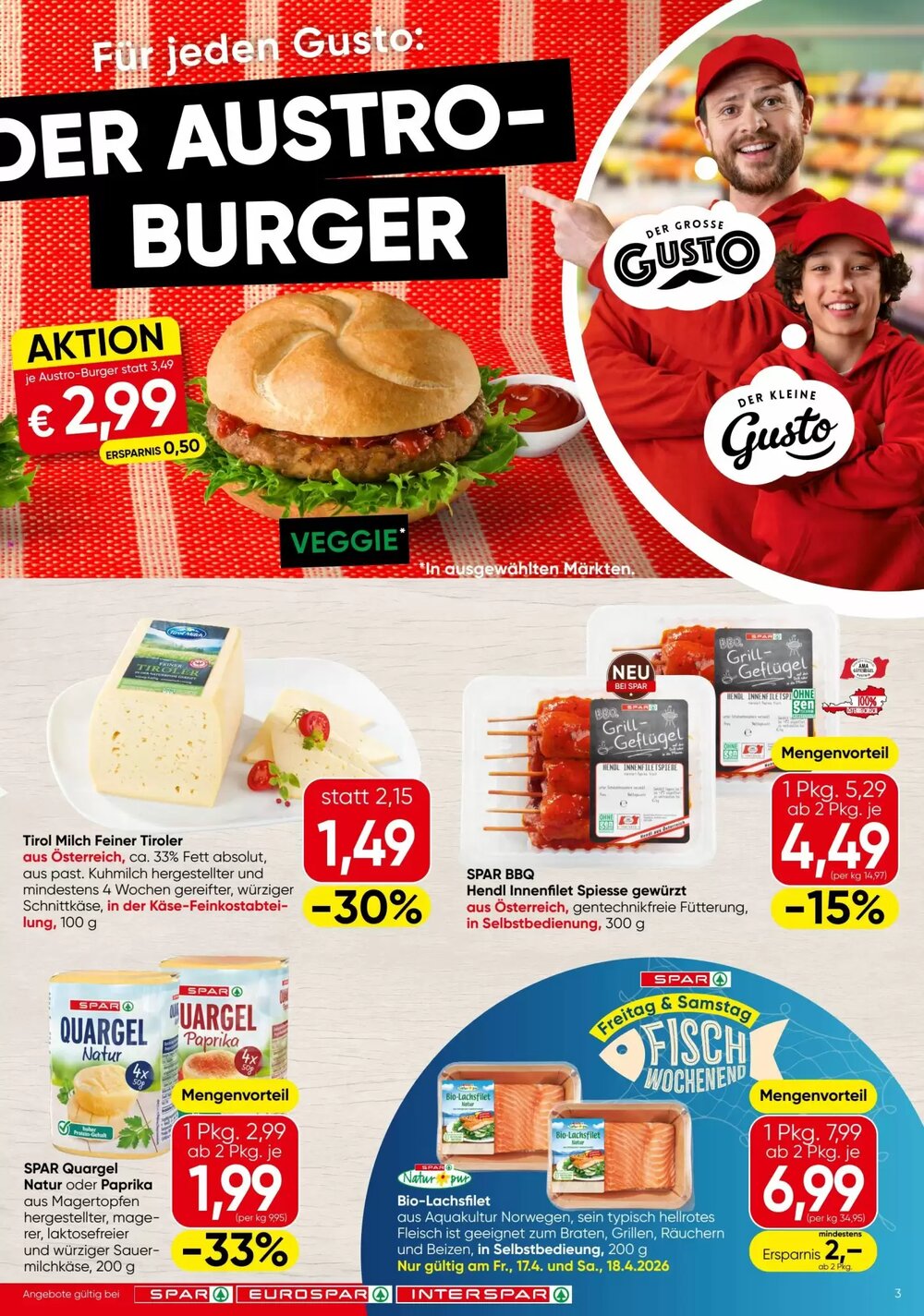 Eurospar Flugblatt (ab 16.04.2026) - Angebote und Prospekt - Seite 3