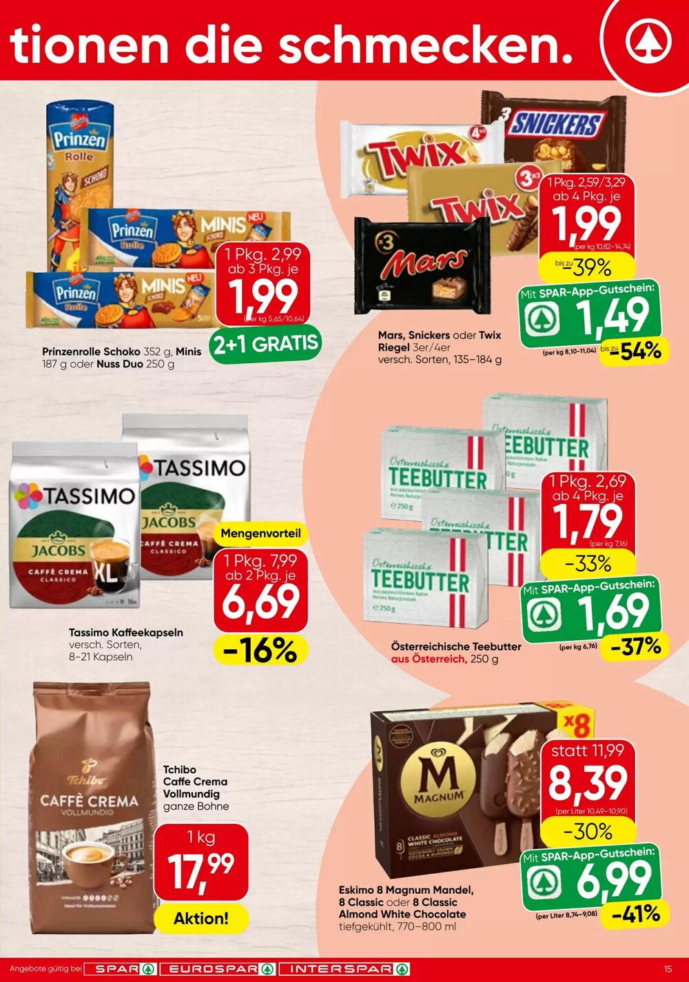 Spar Flugblatt (ab 16.04.2026) - Angebote und Prospekt - Seite 15