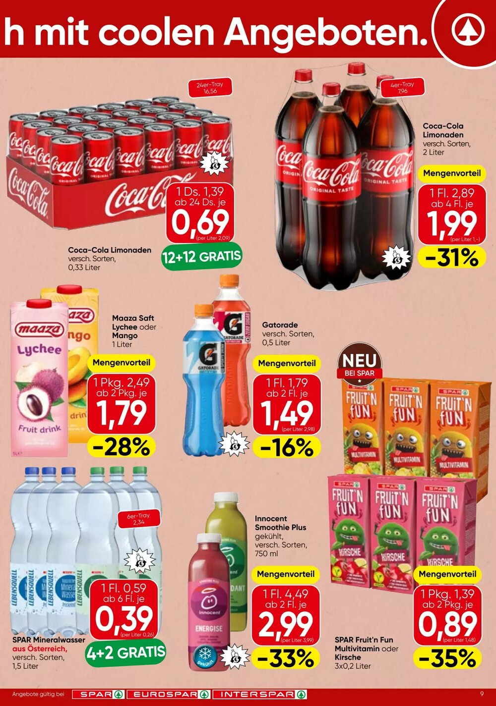 Spar Flugblatt (ab 16.04.2026) - Angebote und Prospekt - Seite 9