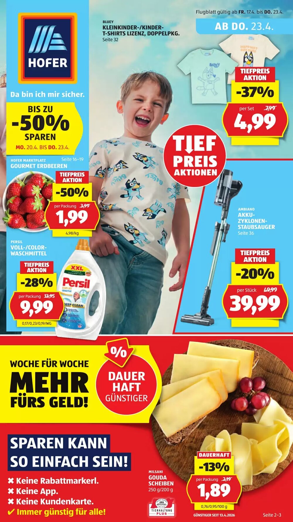 Hofer Flugblatt (ab 17.04.2026) - Angebote und Prospekt - Seite 1