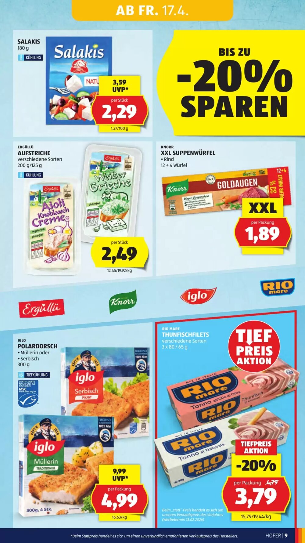 Hofer Flugblatt (ab 17.04.2026) - Angebote und Prospekt - Seite 11