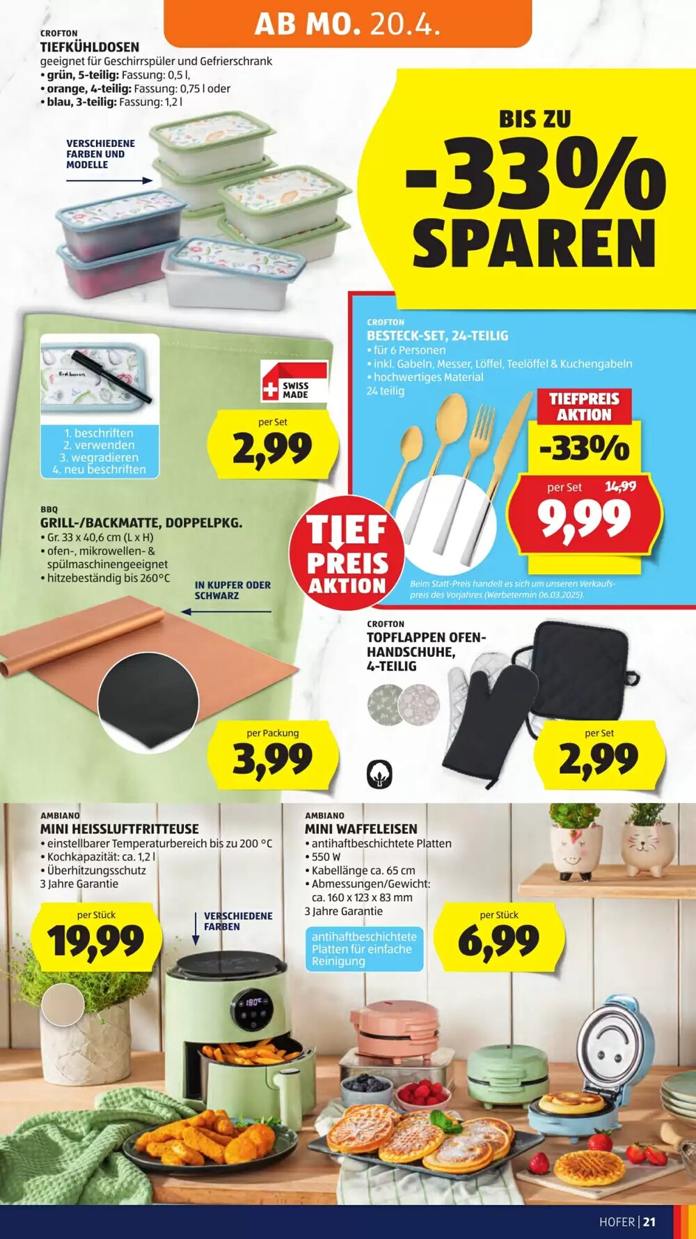 Hofer Flugblatt (ab 17.04.2026) - Angebote und Prospekt - Seite 25