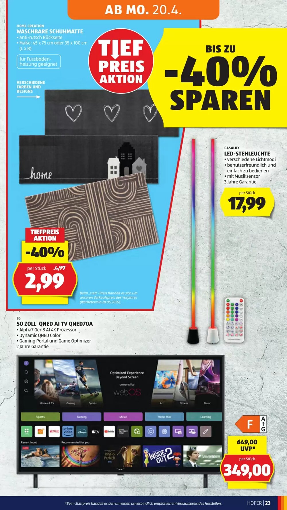 Hofer Flugblatt (ab 17.04.2026) - Angebote und Prospekt - Seite 27