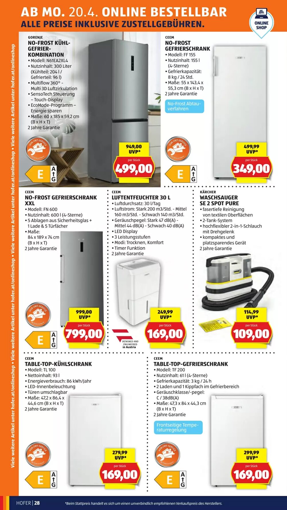 Hofer Flugblatt (ab 17.04.2026) - Angebote und Prospekt - Seite 32