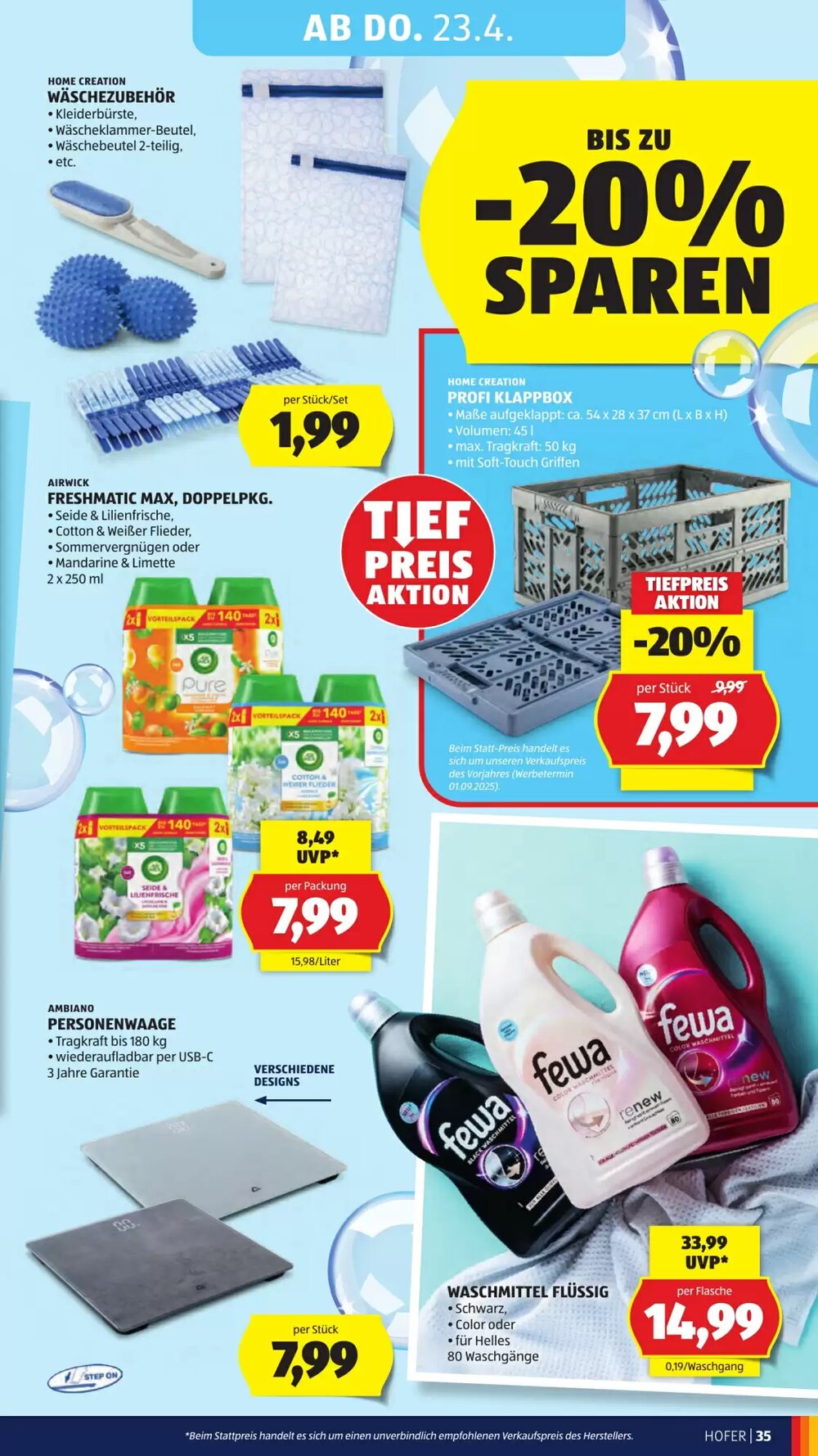 Hofer Flugblatt (ab 17.04.2026) - Angebote und Prospekt - Seite 39