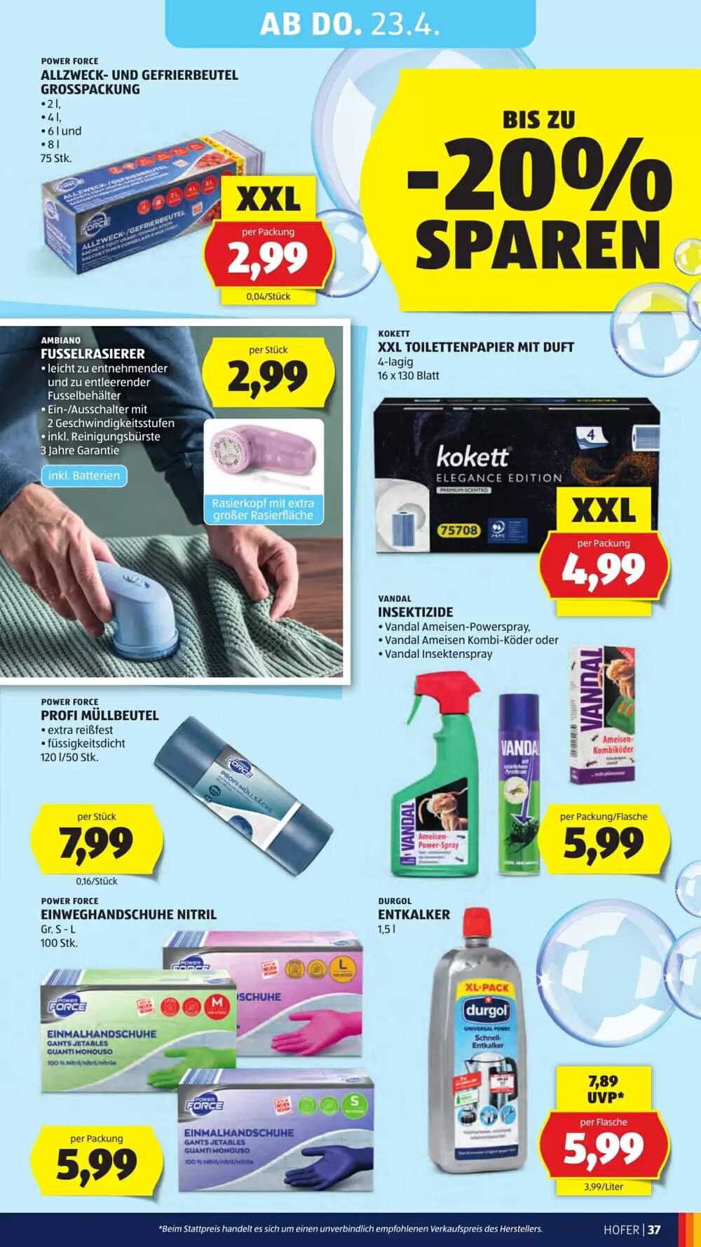 Hofer Flugblatt (ab 17.04.2026) - Angebote und Prospekt - Seite 41