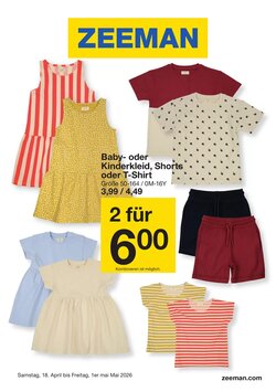 Zeeman Flugblatt (ab 18.04.2026) - Angebote und Prospekt