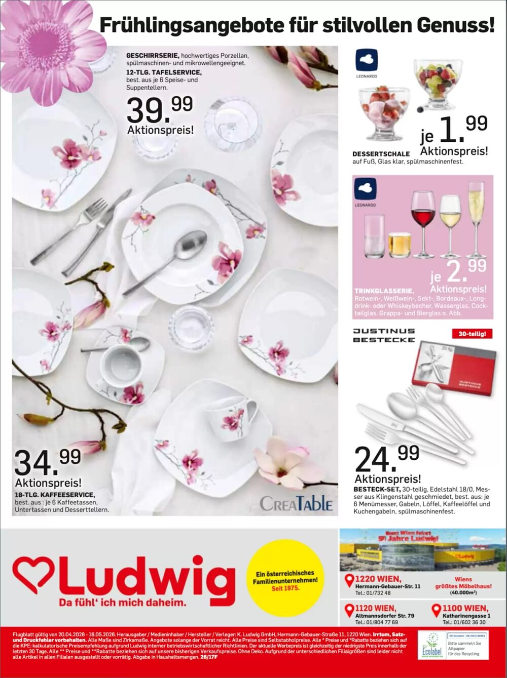 Möbel Ludwig Flugblatt (ab 19.04.2026) - Angebote und Prospekt - Seite 12