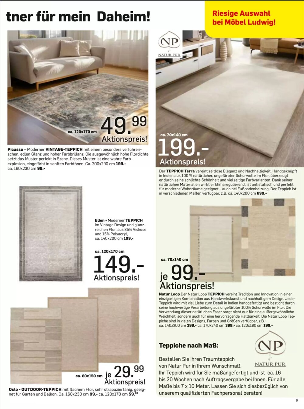 Möbel Ludwig Flugblatt (ab 19.04.2026) - Angebote und Prospekt - Seite 9