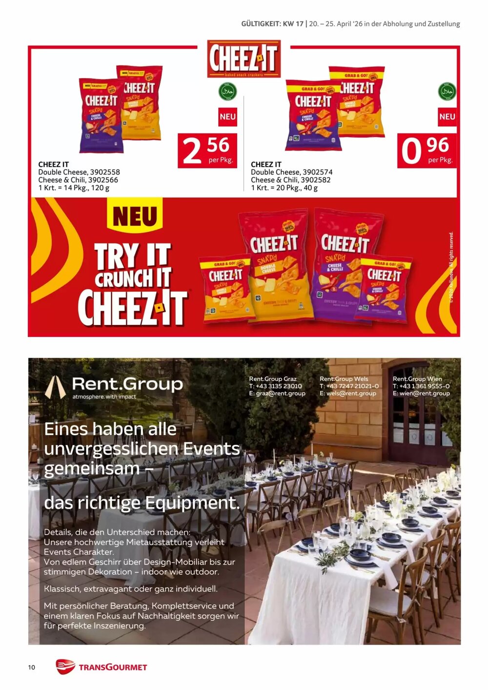 Transgourmet Flugblatt (ab 20.04.2026) - Angebote und Prospekt - Seite 10