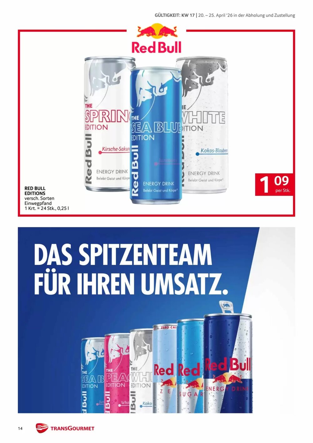 Transgourmet Flugblatt (ab 20.04.2026) - Angebote und Prospekt - Seite 14