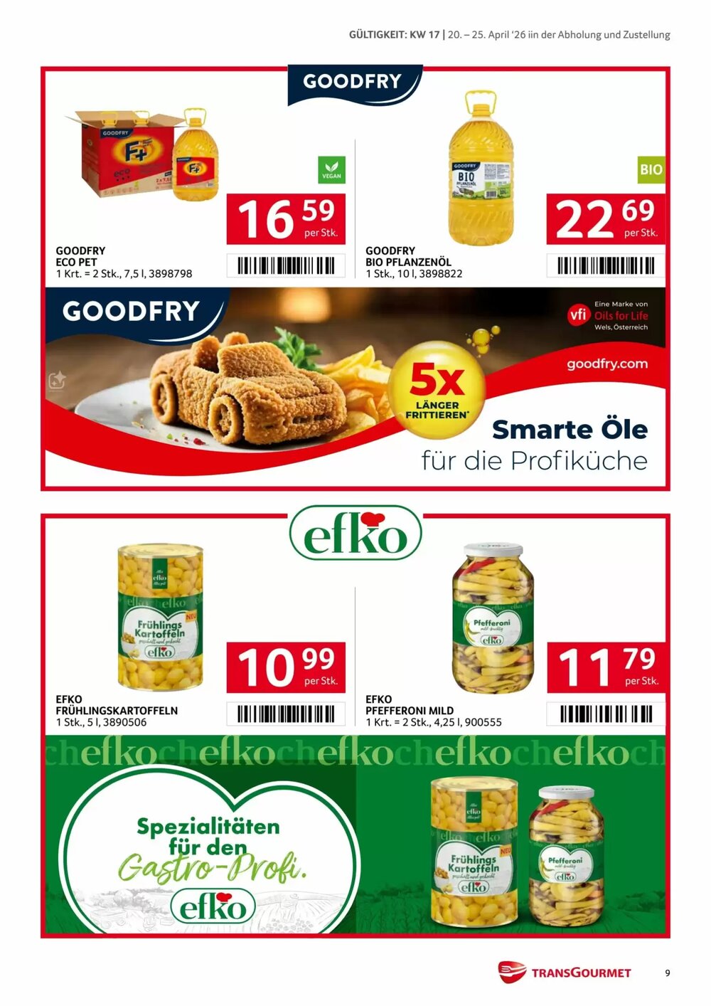 Transgourmet Flugblatt (ab 20.04.2026) - Angebote und Prospekt - Seite 9
